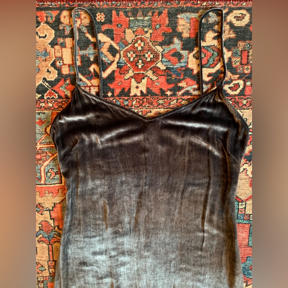 Reformation Gaia Velvet Slip Dress Size Medium - Picture 12 of 13